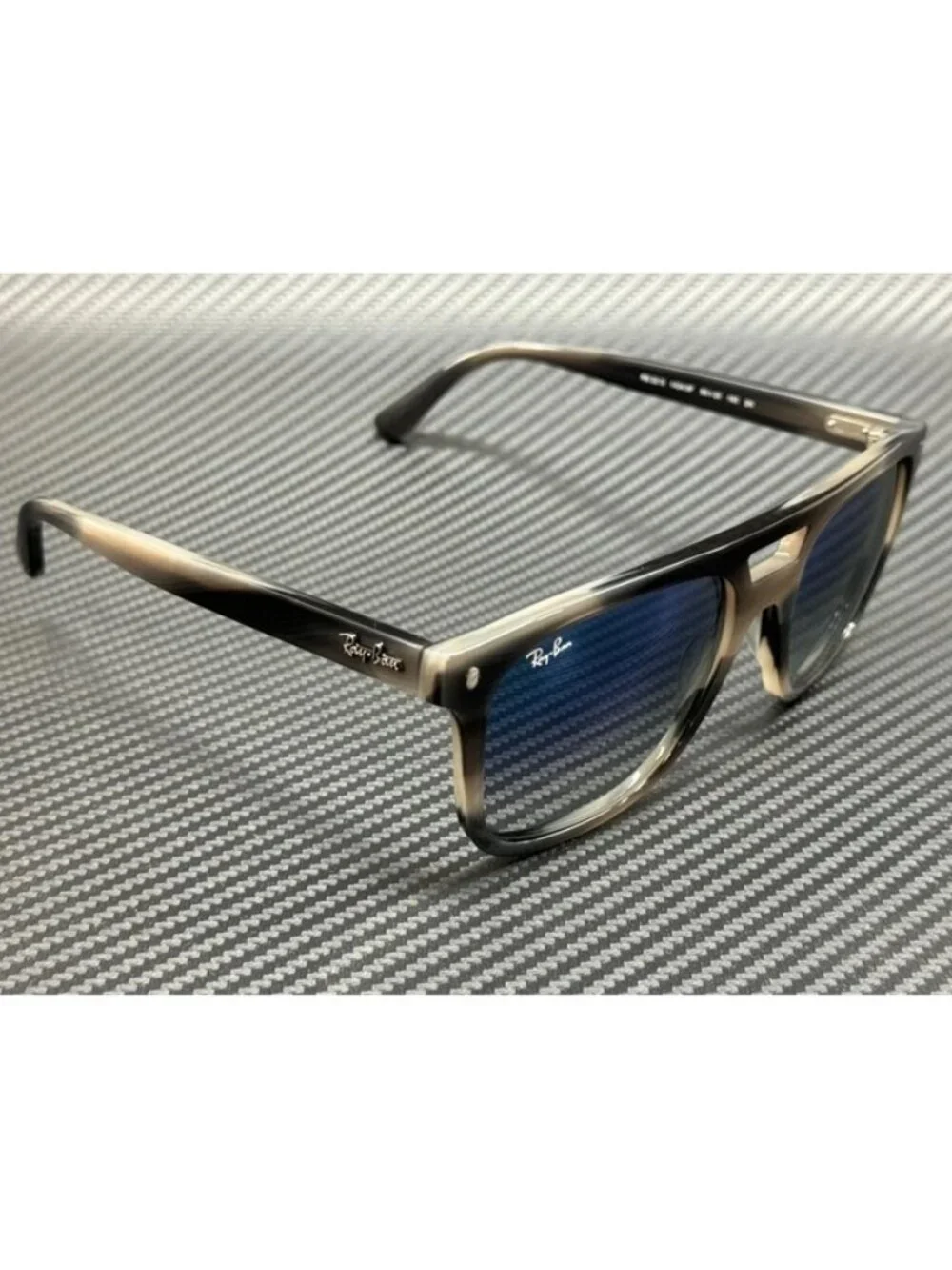 New Ray-Ban Men Havana Grey Sunglasses 58-20-150